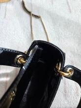 Load image into Gallery viewer, Lady Dior Mini Black Patent Gold Hardware
