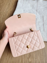 Load image into Gallery viewer, Chanel Powder Pink Diana Small 24k Gold
