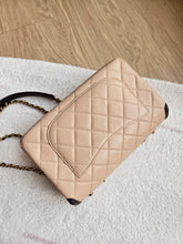 Load image into Gallery viewer, Chanel Filigree Small Flap Caviar Beige/Black
