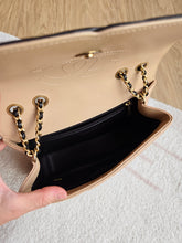 Load image into Gallery viewer, Chanel Filigree Small Flap Caviar Beige/Black

