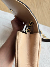 Load image into Gallery viewer, Chanel Filigree Small Flap Caviar Beige/Black
