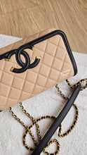 Load image into Gallery viewer, Chanel Filigree Small Flap Caviar Beige/Black

