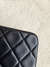 Load image into Gallery viewer, Chanel Mini Statement Flap Vtg Navy 24k Gold
