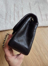 Load image into Gallery viewer, Chanel 17c Black Caviar Mini Rectangle Gold Hw
