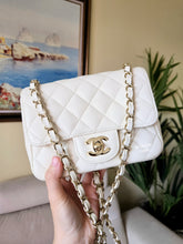 Load image into Gallery viewer, Chanel 17c Ivory Mini Square Gold Hardware

