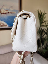 Load image into Gallery viewer, Chanel 17c Ivory Mini Square Gold Hardware
