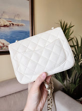 Load image into Gallery viewer, Chanel 17c Ivory Mini Square Gold Hardware
