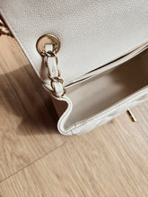 Load image into Gallery viewer, Chanel 17c Ivory Mini Square Gold Hardware
