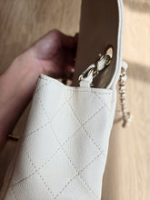 Load image into Gallery viewer, Chanel 17c Ivory Mini Square Gold Hardware
