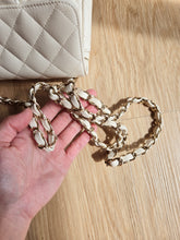 Load image into Gallery viewer, Chanel 17c Ivory Mini Square Gold Hardware
