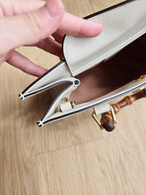 Load image into Gallery viewer, Gucci Diana Tote S/M Ivory Bamboo Handle
