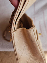 Load image into Gallery viewer, Chanel Classic Medium Flap Beige Clair Caviar Gold Hw
