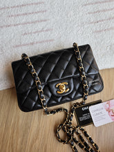 Load image into Gallery viewer, Chanel Mini Rectangle Black Caviar Gold Hw
