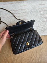 Load image into Gallery viewer, Chanel Mini Rectangle Black Caviar Gold Hw
