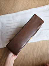 Load image into Gallery viewer, Chanel Chocolate Brown Vintage Straight Flap Bijoux Chain 24k Gold

