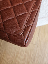 Load image into Gallery viewer, Chanel Chocolate Brown Caviar Small Square Flap 24k Gold
