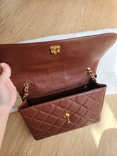 Load image into Gallery viewer, Chanel Chocolate Brown Caviar Small Square Flap 24k Gold
