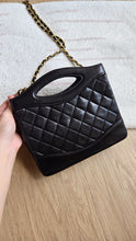 Load image into Gallery viewer, Chanel Mini 31 Black Vintage 24k Gold
