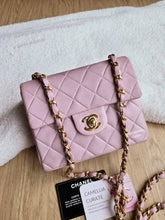Load image into Gallery viewer, Chanel Lilac Mini Square Vtg 24k Gold
