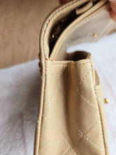Load image into Gallery viewer, Chanel Small Classic Flap Dark Beige Vintage 24k Gold
