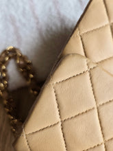 Load image into Gallery viewer, Chanel Dark Beige Small Classic Flap Vtg 24k Gold
