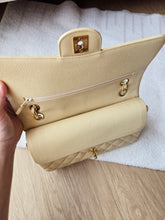 Load image into Gallery viewer, Chanel Classic Beige Clair Medium Flap Caviar 24k Gold
