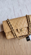 Load image into Gallery viewer, Chanel Dark Beige Classic Medium Flap Caviar 24k Gold
