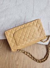 Load image into Gallery viewer, Chanel Dark Beige Classic Medium Flap Caviar 24k Gold
