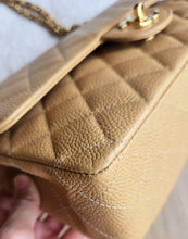 Load image into Gallery viewer, Chanel Dark Beige Classic Medium Flap Caviar 24k Gold

