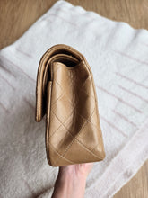 Load image into Gallery viewer, Chanel Mocha Dark Beige Small Classic Flap Vtg 24k Gold

