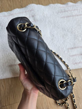 Load image into Gallery viewer, Chanel 17c Mini Rectangle Black Caviar Champagne Gold Hw
