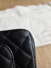 Load image into Gallery viewer, Chanel 17c Mini Rectangle Black Caviar Champagne Gold Hw
