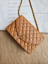 Load image into Gallery viewer, Chanel Caramel Half Moon Small Flap 24k Gold

