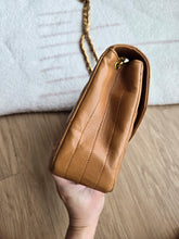 Load image into Gallery viewer, Chanel Caramel Half Moon Small Flap 24k Gold
