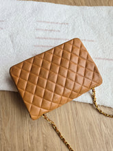 Load image into Gallery viewer, Chanel Caramel Half Moon Small Flap 24k Gold
