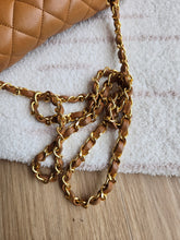 Load image into Gallery viewer, Chanel Caramel Half Moon Small Flap 24k Gold
