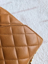 Load image into Gallery viewer, Chanel Caramel Half Moon Small Flap 24k Gold
