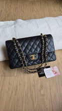 Load image into Gallery viewer, Chanel Classic Medium Flap Black Caviar 24k Gold
