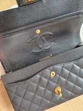 Load image into Gallery viewer, Chanel Classic Medium Flap Black Caviar 24k Gold
