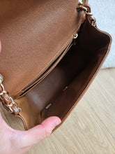 Load image into Gallery viewer, Chanel 17C Caramel Mini Square Caviar Gold Hw
