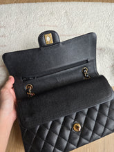 Load image into Gallery viewer, Chanel Classic Medium Flap Black Caviar 24k Gold
