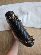 Load image into Gallery viewer, Chanel Classic Flap Medium Black Caviar Burgundy Interior Gold Hardware
