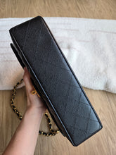 Load image into Gallery viewer, Chanel Classic Flap Medium Black Caviar Burgundy Interior Gold Hardware
