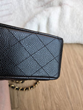 Load image into Gallery viewer, Chanel Classic Flap Medium Black Caviar Burgundy Interior Gold Hardware
