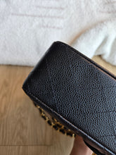 Load image into Gallery viewer, Chanel Classic Flap Medium Black Caviar Burgundy Interior Gold Hardware
