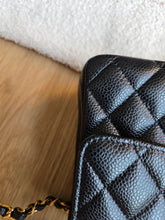 Load image into Gallery viewer, Chanel Classic Flap Medium Black Caviar Burgundy Interior Gold Hardware
