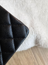 Load image into Gallery viewer, Chanel Classic Flap Medium Black Caviar Burgundy Interior Gold Hardware
