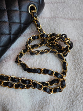 Load image into Gallery viewer, Chanel Classic Flap Medium Black Caviar Burgundy Interior Gold Hardware
