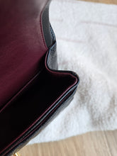 Load image into Gallery viewer, Chanel Classic Flap Medium Black Caviar Burgundy Interior Gold Hardware
