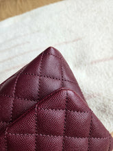 Load image into Gallery viewer, Chanel Burgundy Small Coco Handle Caviar Gold Hardware
